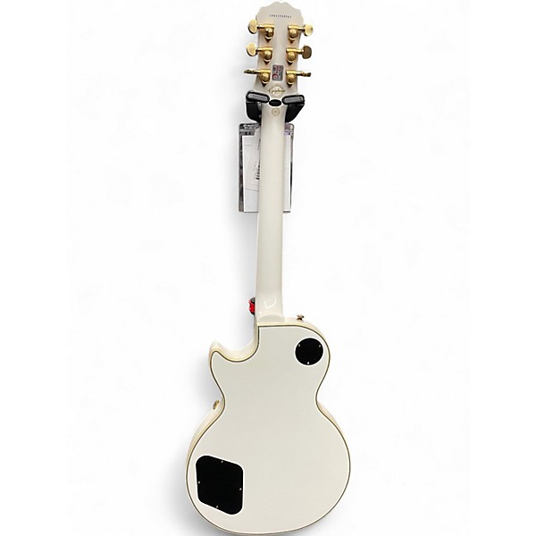 Used Epiphone Les Paul Custom Pro Alpine White Solid Body Electric Guitar