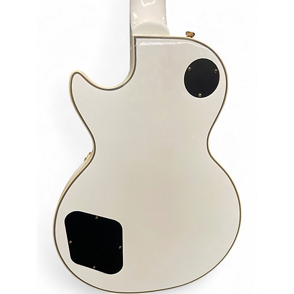 Used Epiphone Les Paul Custom Pro Alpine White Solid Body Electric Guitar