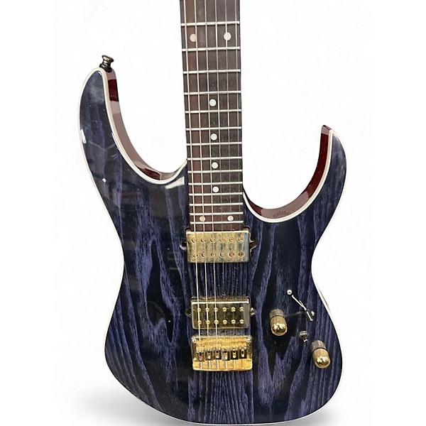 Used Ibanez rg421hp Trans Purple Solid Body Electric Guitar