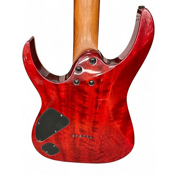 Used Ibanez rg421hp Trans Purple Solid Body Electric Guitar