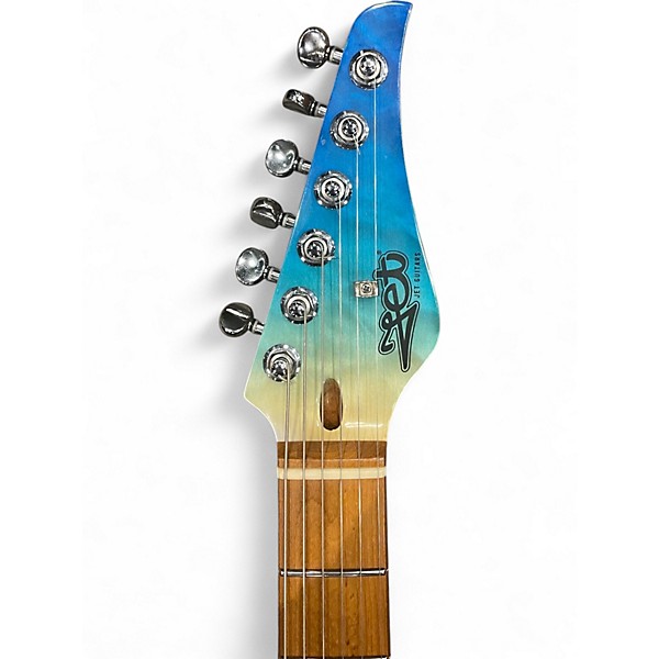 Used Jet Guitars JS1000 REVERSE OCEAN BURST Solid Body Electric Guitar