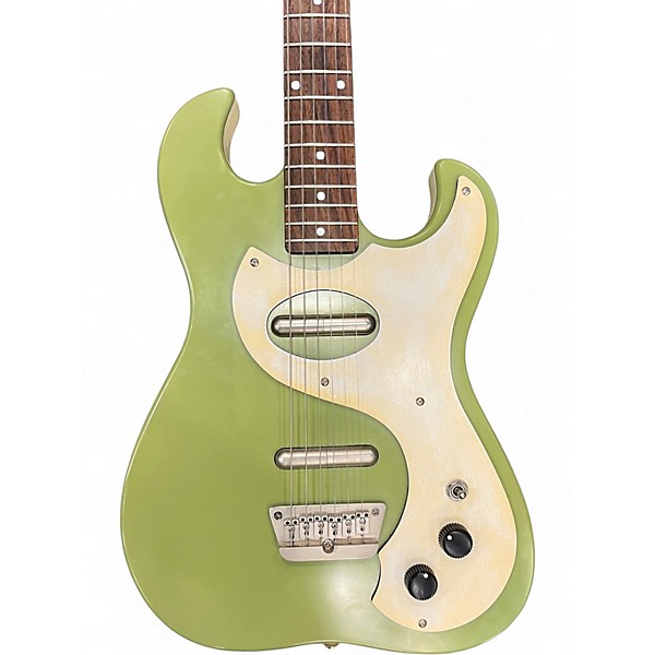 Used Danelectro dano 63 reissue green Solid Body Electric Guitar