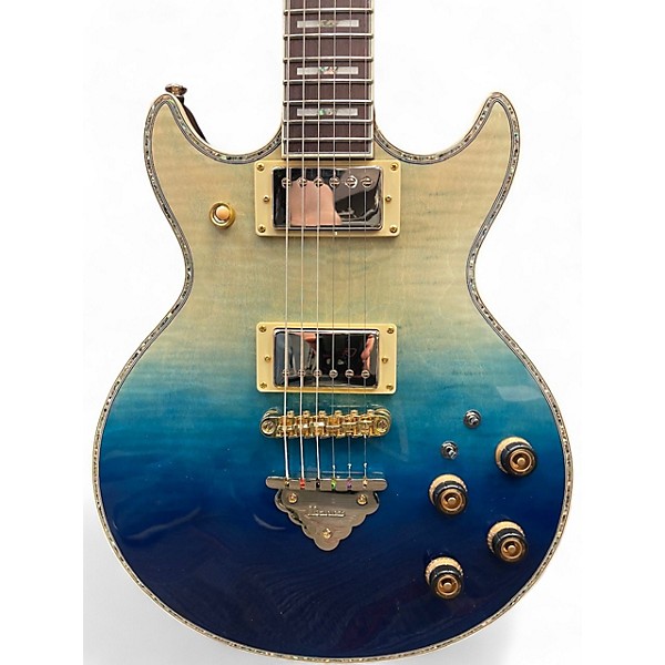 Used Ibanez AR420 Artist Series Black Mirage Gradation Solid Body Electric Guitar