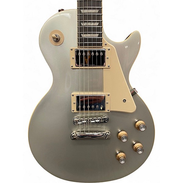 Used Epiphone Les Paul Standard Silver Mist Solid Body Electric Guitar