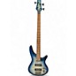 Used Ibanez SR400EQM COSMIC BLUE STARBURST Electric Bass Guitar thumbnail
