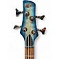 Used Ibanez SR400EQM COSMIC BLUE STARBURST Electric Bass Guitar