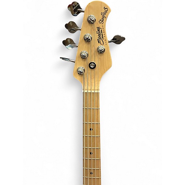Used Sterling by Music Man STINGRAY 5 Black Electric Bass Guitar