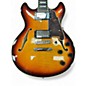 Used D'Angelico MINI DC 2 Tone Sunburst Hollow Body Electric Guitar