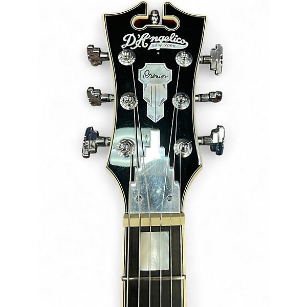 Used D'Angelico MINI DC 2 Tone Sunburst Hollow Body Electric Guitar