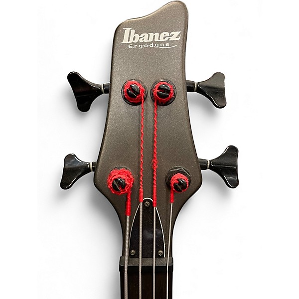 Used Ibanez Ergodyne EDB600 Gray Electric Bass Guitar