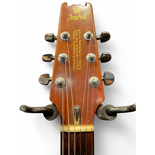 Used Aria Pro Aria II PE-1000 Natural Solid Body Electric Guitar