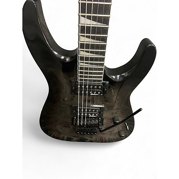 Used Jackson JS32 Dinky Trans Black Solid Body Electric Guitar