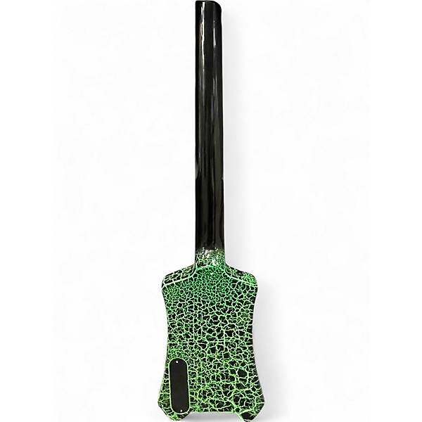 Used Blake headless green crackle Solid Body Electric Guitar