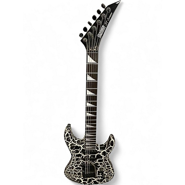 Used Hohner st scorpion white crackle Solid Body Electric Guitar