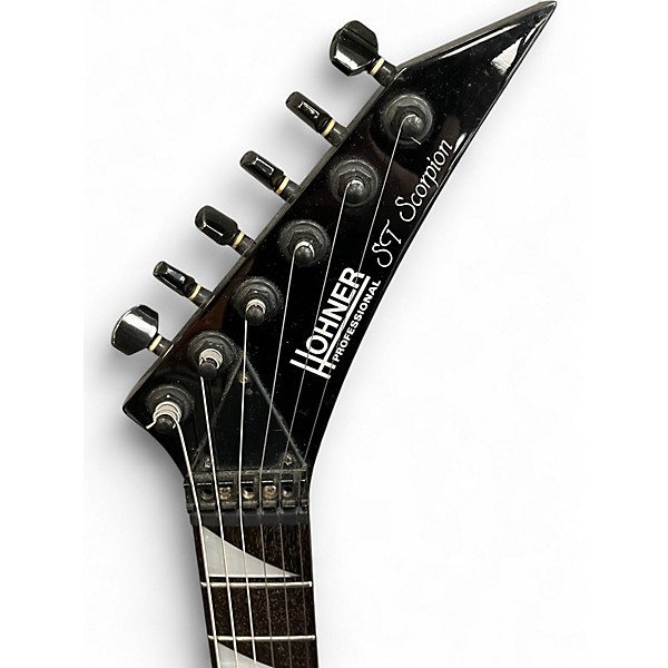 Used Hohner st scorpion white crackle Solid Body Electric Guitar