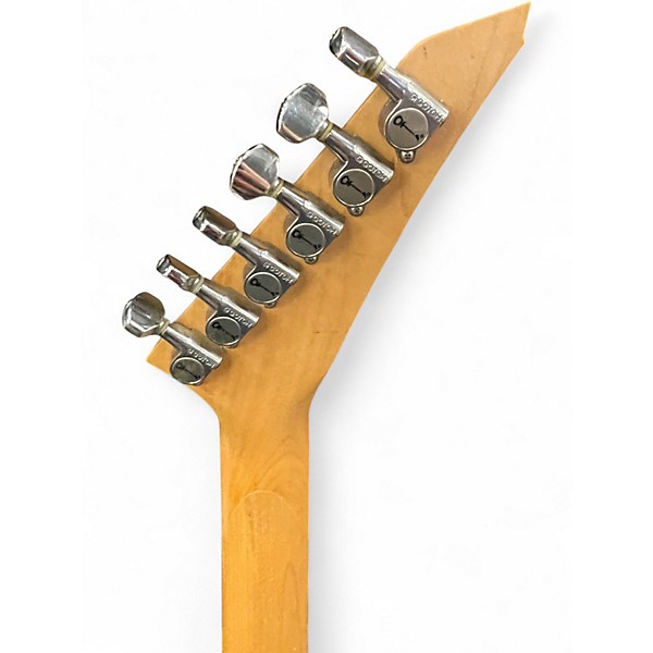 Used Charvette By Charvel hss  orange with black crackle Solid Body Electric Guitar