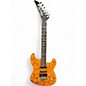 Used Charvette By Charvel hss  orange with black crackle Solid Body Electric Guitar