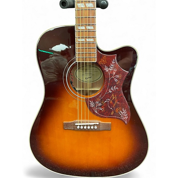 Used Epiphone HUMMING EC STUDIO 2 Color Sunburst Acoustic Electric Guitar