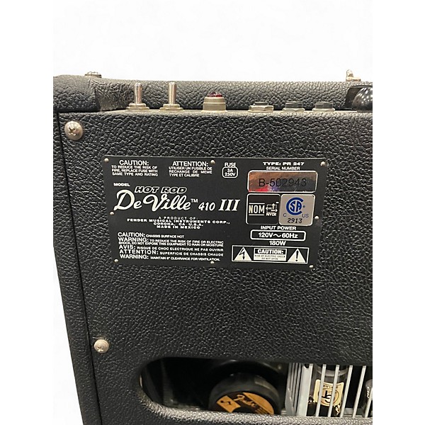 Used Fender Hot Rod Deville III 60W 4x10 Tube Guitar Combo Amp