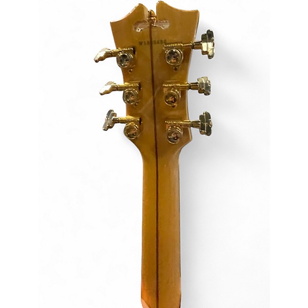 Used D'Angelico DELUXE Black and Gold Solid Body Electric Guitar