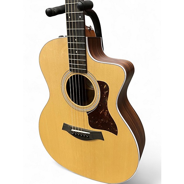 Used Taylor 214CE Natural Acoustic Electric Guitar
