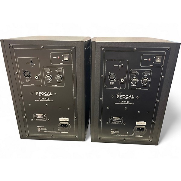Used Focal Aplpha 65 PAIR Powered Monitor