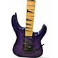 Used Jackson JS34Q Dinky Purple Solid Body Electric Guitar