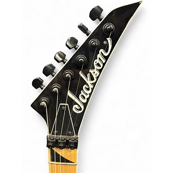 Used Jackson JS34Q Dinky Purple Solid Body Electric Guitar