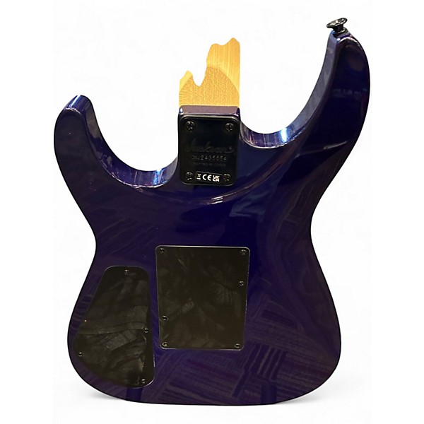 Used Jackson JS34Q Dinky Purple Solid Body Electric Guitar