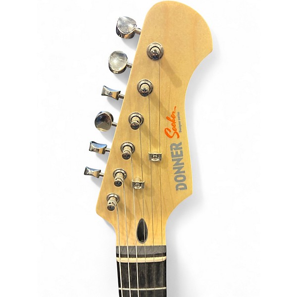 Used Donner Seeker DC sparkle Solid Body Electric Guitar
