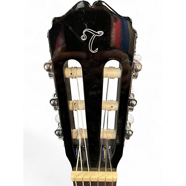 Used Takamine GC2CE Black Classical Acoustic Electric Guitar