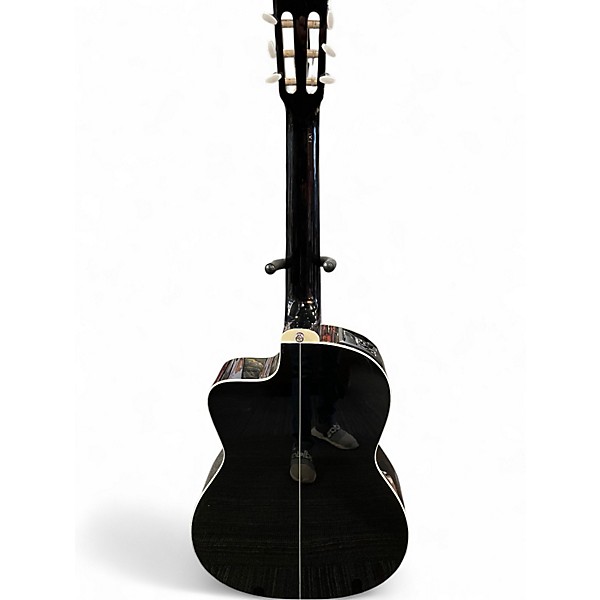 Used Takamine GC2CE Black Classical Acoustic Electric Guitar