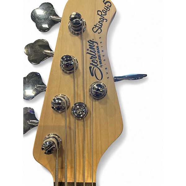 Used Sterling by Music Man Ray5 5 String Red Electric Bass Guitar