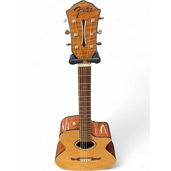 Used Fender FA345CE MAPLE TOP NATURAL Acoustic Electric Guitar
