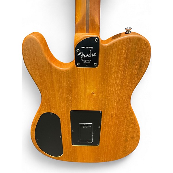 Used Fender Acoustasonic Player Telecaster Blond natural Acoustic Electric Guitar