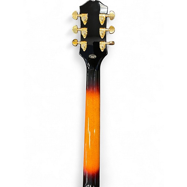 Used Epiphone Sheraton Vintage Sunburst Hollow Body Electric Guitar