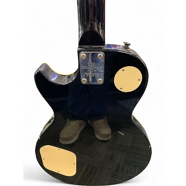 Vintage 1980s Carlo Robelli Les Paul Style  Black Solid Body Electric Guitar