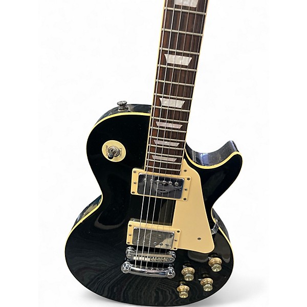 Vintage 1980s Carlo Robelli Les Paul Style  Black Solid Body Electric Guitar