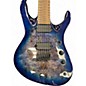 Used Jackson Chris Broderick Soloist 7 String Blue Burl Solid Body Electric Guitar