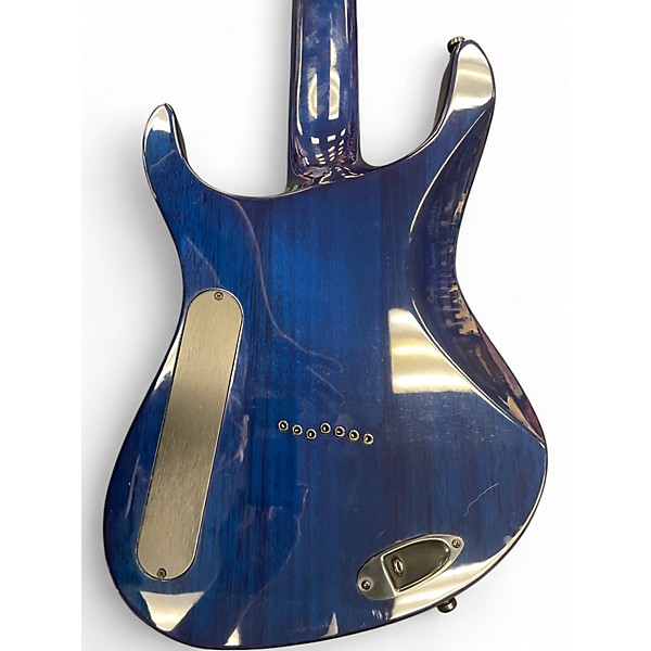 Used Jackson Chris Broderick Soloist 7 String Blue Burl Solid Body Electric Guitar