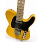 Used Squier Telecaster Yellow Solid Body Electric Guitar