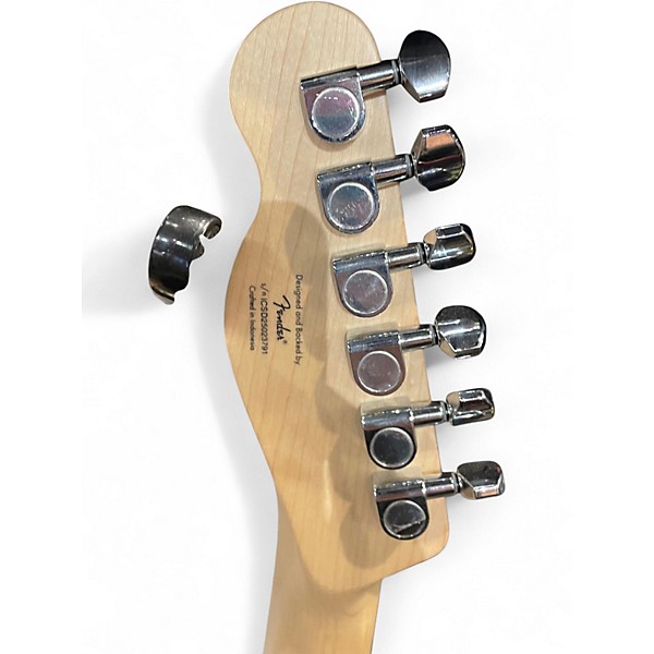 Used Squier Telecaster Yellow Solid Body Electric Guitar