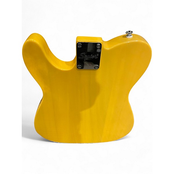 Used Squier Telecaster Yellow Solid Body Electric Guitar