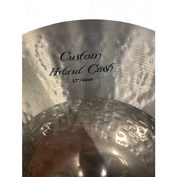 Used Zildjian 17in K Custom Hybrid Crash Cymbal