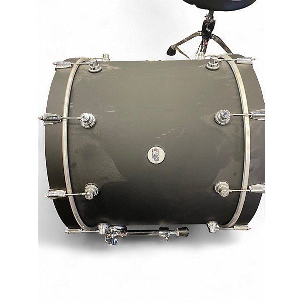 Used DW 4 Piece Design Series Satin Black Drum Kit