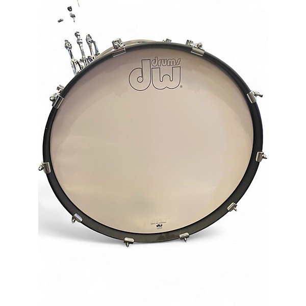 Used DW 4 Piece Design Series Satin Black Drum Kit