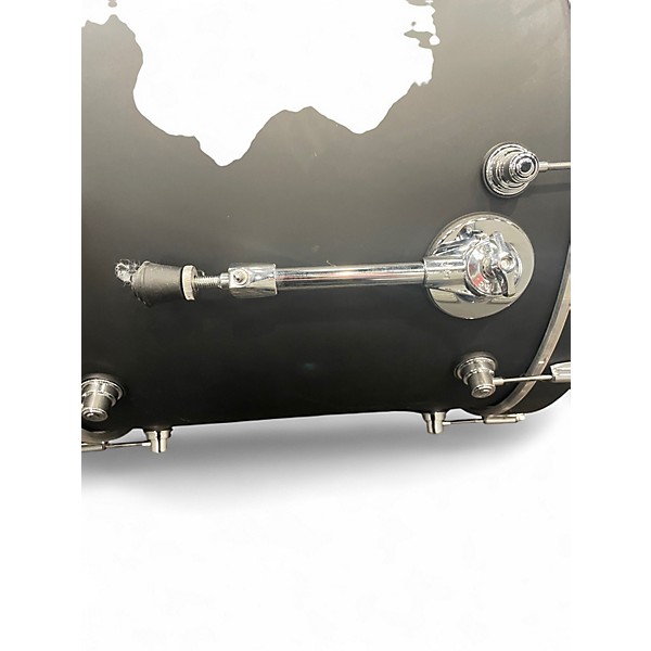 Used DW 4 Piece Design Series Satin Black Drum Kit