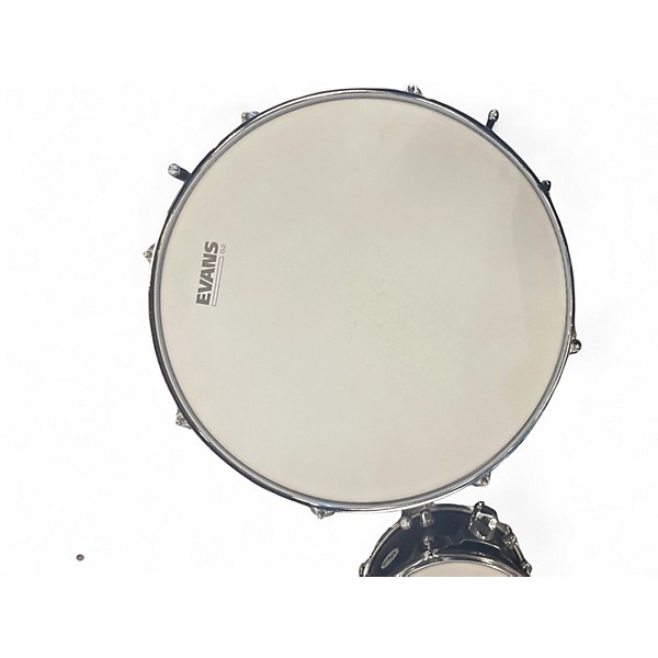 Used DW 4 Piece Design Series Satin Black Drum Kit