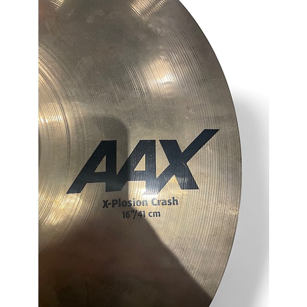 Used SABIAN 16in AAX Xplosion Crash Cymbal