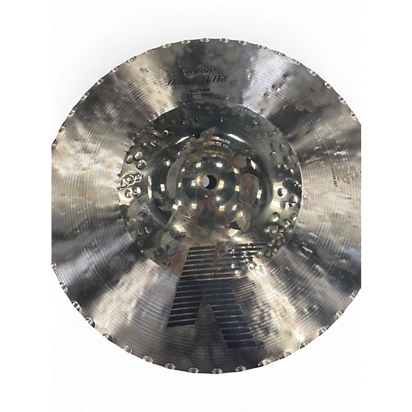 Used Zildjian 13in K Custom Hybrid Hi Hat Pair Cymbal